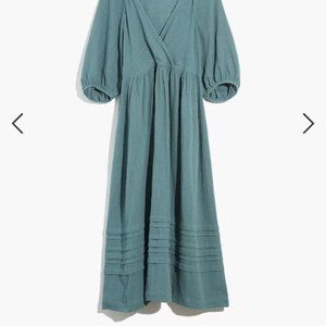 Madewell Marianna Puff-Sleeve Midi Dress